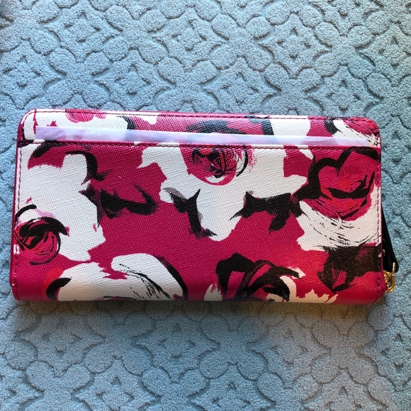 (2) KATE SPADE CEDAR STREET ROSE WALLETS NWT - Picture 3 of 8